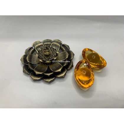 铁莲花檀香炉